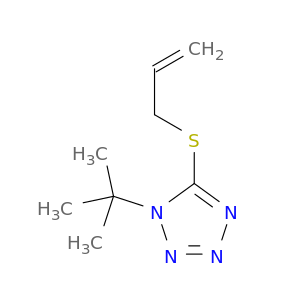 1H-Tetrazole, 1-(1,1-dimethylethyl)-5-(2-propenylthio)-