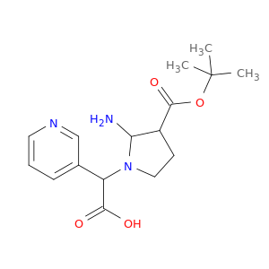 3-Pyridineacetic acid, a-[3-[[(1,1-dimethylethoxy)carbonyl]amino]-1-pyrrolidinyl]-