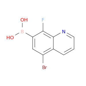 5-溴-8-氟喹啉-7-硼酸