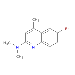 6-Bromo-N,N,4-三甲基-2-喹啉胺