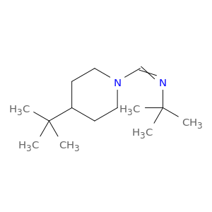 Piperidine, 4-(1,1-dimethylethyl)-1-[[(1,1-dimethylethyl)imino]methyl]-
