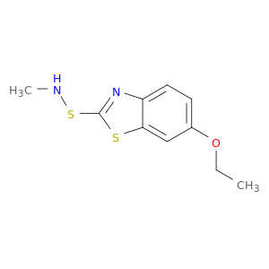 2-Benzothiazolesulfenamide, 6-ethoxy-N-methyl-