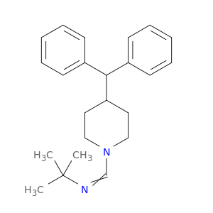 Piperidine, 1-[[(1,1-dimethylethyl)imino]methyl]-4-(diphenylmethyl)-