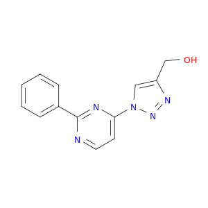 1H-1,2,3-Triazole-4-methanol, 1-(2-phenyl-4-pyrimidinyl)-