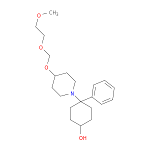 Cyclohexanol, 4-[4-[(2-methoxyethoxy)methoxy]-1-piperidinyl]-4-phenyl-