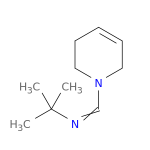 Pyridine, 1-[[(1,1-dimethylethyl)imino]methyl]-1,2,3,6-tetrahydro-
