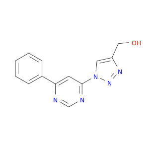 1H-1,2,3-Triazole-4-methanol, 1-(6-phenyl-4-pyrimidinyl)-