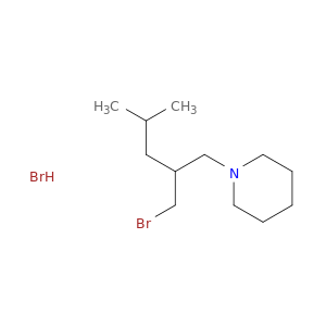 Piperidine, 1-[2-(bromomethyl)-4-methylpentyl]-, hydrobromide