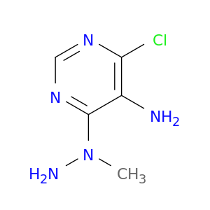 4-chloro-6-(1-methylhydrazinyl)pyrimidin-5-amine