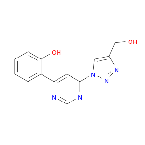 1H-1,2,3-Triazole-4-methanol, 1-[6-(2-hydroxyphenyl)-4-pyrimidinyl]-