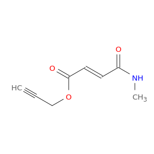 2-Butenoic acid, 4-(methylamino)-4-oxo-, 2-propynyl ester, (E)-