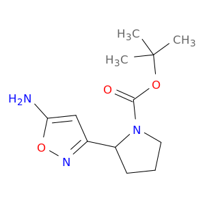 tert-butyl 2-(5-amino-1,2-oxazol-3-yl)pyrrolidine-1-carboxylate