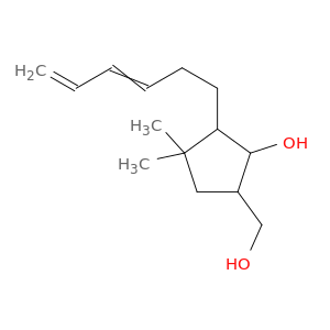Cyclopentanemethanol, 3-(3,5-hexadienyl)-2-hydroxy-4,4-dimethyl-
