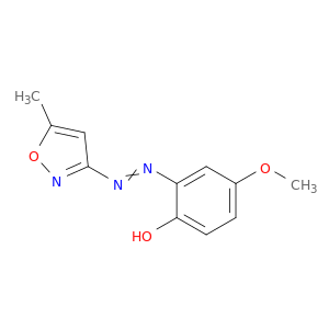 Phenol, 4-methoxy-2-[(5-methyl-3-isoxazolyl)azo]-