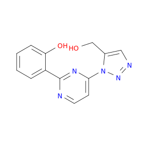 1H-1,2,3-Triazole-5-methanol, 1-[2-(2-hydroxyphenyl)-4-pyrimidinyl]-