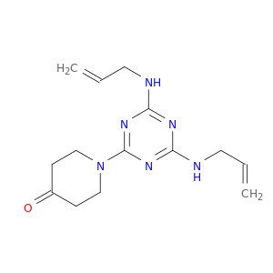 1-[4,6-双(2-丙烯-1-ylamino)-1,3,5-三嗪-2-基]-4-哌啶酮