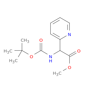2-(BOC-氨基)-2-(2-吡啶基)乙酸甲酯