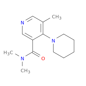 3-Pyridinecarboxamide, N,N,5-trimethyl-4-(1-piperidinyl)-