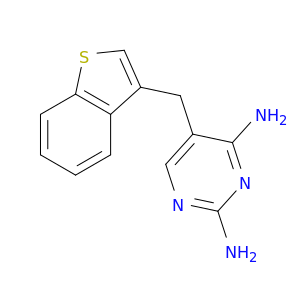 2,4-Pyrimidinediamine, 5-(benzo[b]thien-3-ylmethyl)-