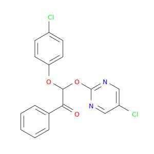 2-(4-Chlorophenoxy)-2-((5-chloropyrimidin-2-yl)oxy)-1-phenylethanone