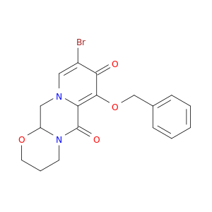 2H-Pyrido[1',2':4,5]pyrazino[2,1-b][1,3]oxazine-6,8-dione, 9-bromo-3,4,12,12a-tetrahydro-7-(phenylmethoxy)-
