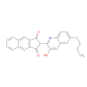 1H-Benz[f]indene-1,3(2H)-dione, 2-(6-butyl-3-hydroxy-2-quinolinyl)-