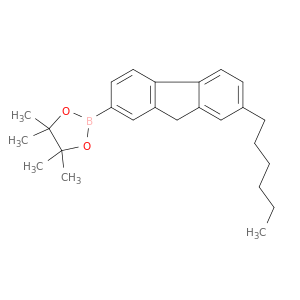 1,3,2-Dioxaborolane, 2-(7-hexyl-9H-fluoren-2-yl)-4,4,5,5-tetramethyl-