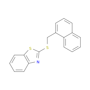 Benzothiazole, 2-[(1-naphthalenylmethyl)thio]-