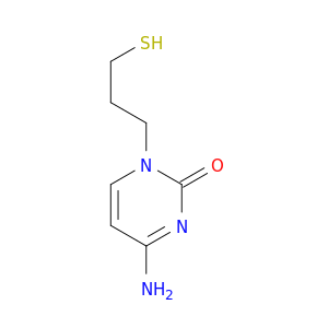 2(1H)-Pyrimidinone, 4-amino-1-(3-mercaptopropyl)-