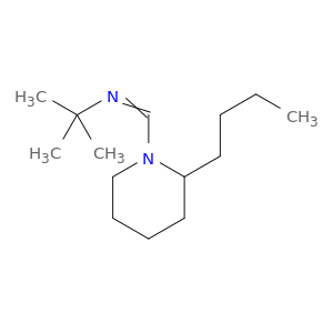 Piperidine, 2-butyl-1-[[(1,1-dimethylethyl)imino]methyl]-