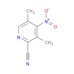 2-Pyridinecarbonitrile, 3,5-dimethyl-4-nitro-