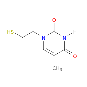 2,4(1H,3H)-Pyrimidinedione, 1-(2-mercaptoethyl)-5-methyl-