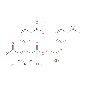 3,5-Pyridinedicarboxylic acid, 2,6-dimethyl-4-(3-nitrophenyl)-, methyl2-[3-(trifluoromethyl)phenoxy]ethyl ester