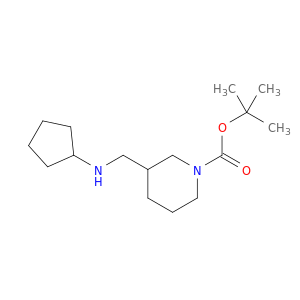 1-Piperidinecarboxylicacid, 3-[(cyclopentylamino)methyl]-, 1,1-dimethylethyl ester
