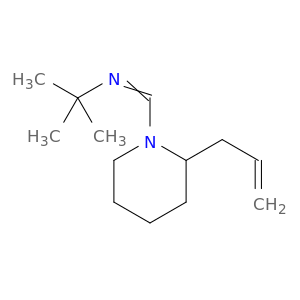 Piperidine, 1-[[(1,1-dimethylethyl)imino]methyl]-2-(2-propenyl)-