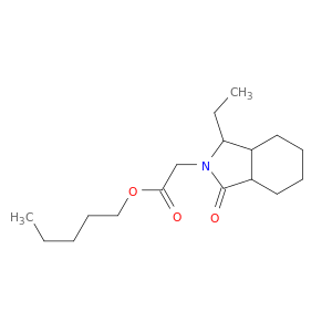 2H-Isoindole-2-acetic acid, 1-ethyloctahydro-3-oxo-, pentyl ester