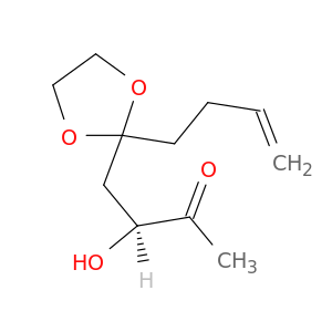 2-Butanone, 4-[2-(3-butenyl)-1,3-dioxolan-2-yl]-3-hydroxy-, (S)-