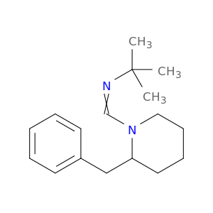 Piperidine, 1-[[(1,1-dimethylethyl)imino]methyl]-2-(phenylmethyl)-