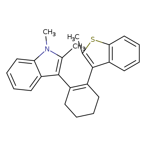 1,2-DIMETHYL-3-[2-(2-METHYLBENZO[B]THIOPHEN-3-YL)CYCLOHEX-1-ENYL]-1H-INDOLE