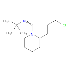 Piperidine, 2-(3-chloropropyl)-1-[[(1,1-dimethylethyl)imino]methyl]-