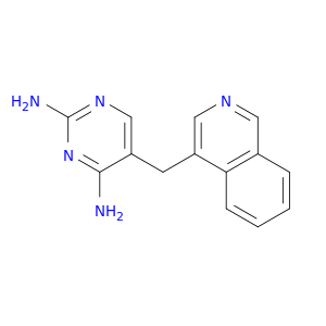 2,4-Pyrimidinediamine, 5-(4-isoquinolinylmethyl)-