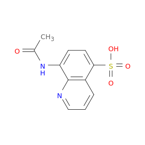5-Quinolinesulfonic acid, 8-(acetylamino)-