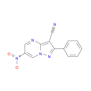 Pyrazolo[1,5-a]pyrimidine-3-carbonitrile, 6-nitro-2-phenyl-