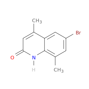 2(1H)-Quinolinone, 6-bromo-4,8-dimethyl-
