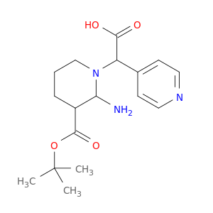 4-Pyridineacetic acid, a-[3-[[(1,1-dimethylethoxy)carbonyl]amino]-1-piperidinyl]-