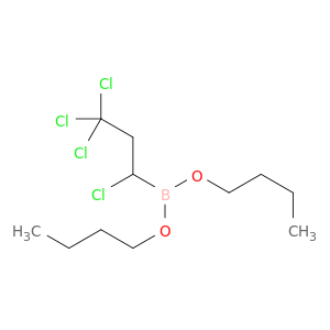 Boronic acid,(1,3,3,3-tetrachloropropyl)-, dibutyl ester (9CI)
