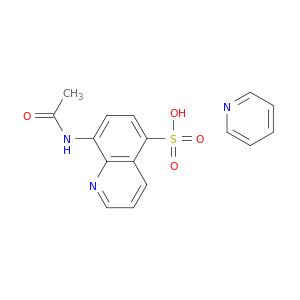5-Quinolinesulfonic acid, 8-(acetylamino)-, compd. with pyridine (1:1)