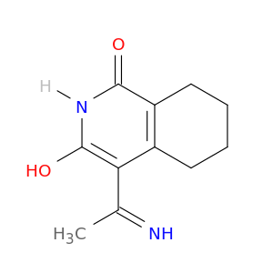 1(2H)-Isoquinolinone, 5,6,7,8-tetrahydro-3-hydroxy-4-(1-iminoethyl)-