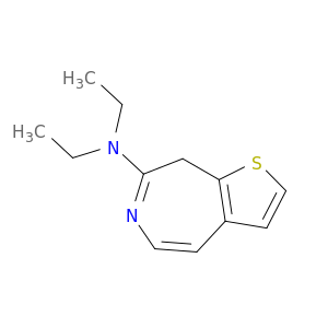 8H-Thieno[2,3-d]azepin-7-amine, N,N-diethyl-