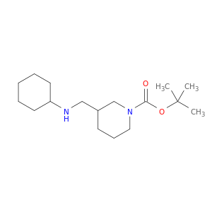 1-Piperidinecarboxylicacid, 3-[(cyclohexylamino)methyl]-, 1,1-dimethylethyl ester
